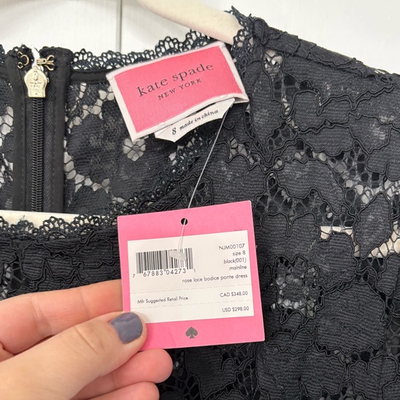 Kate Spade Black Lace Dress - Picture 3 of 4